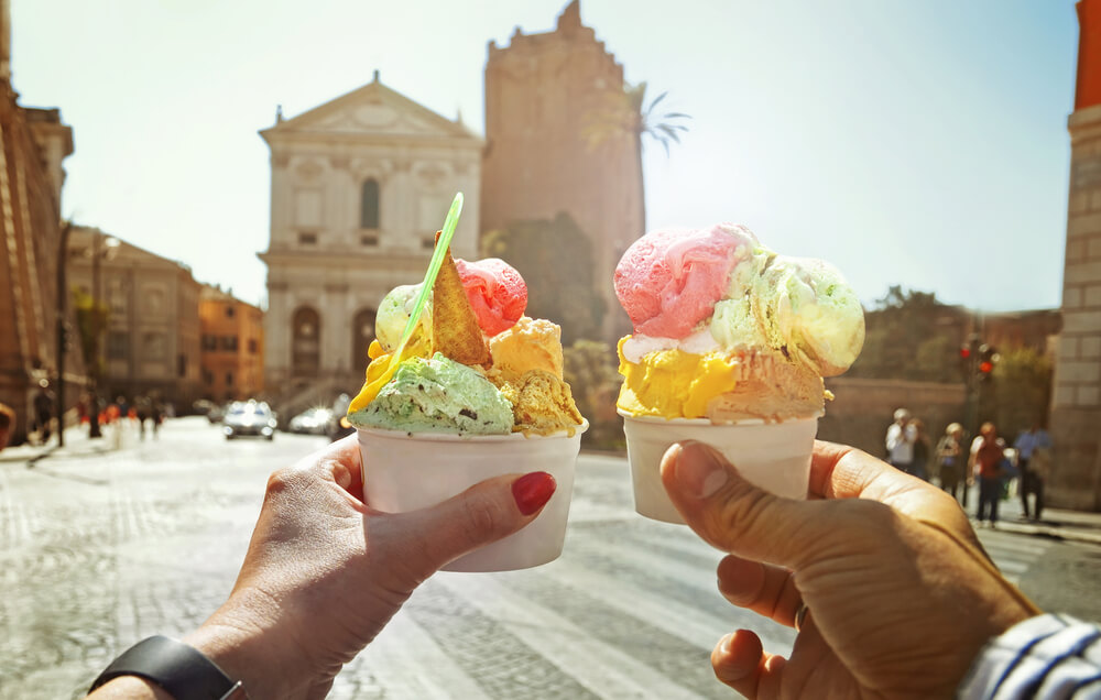 Zmrzlina v Římě