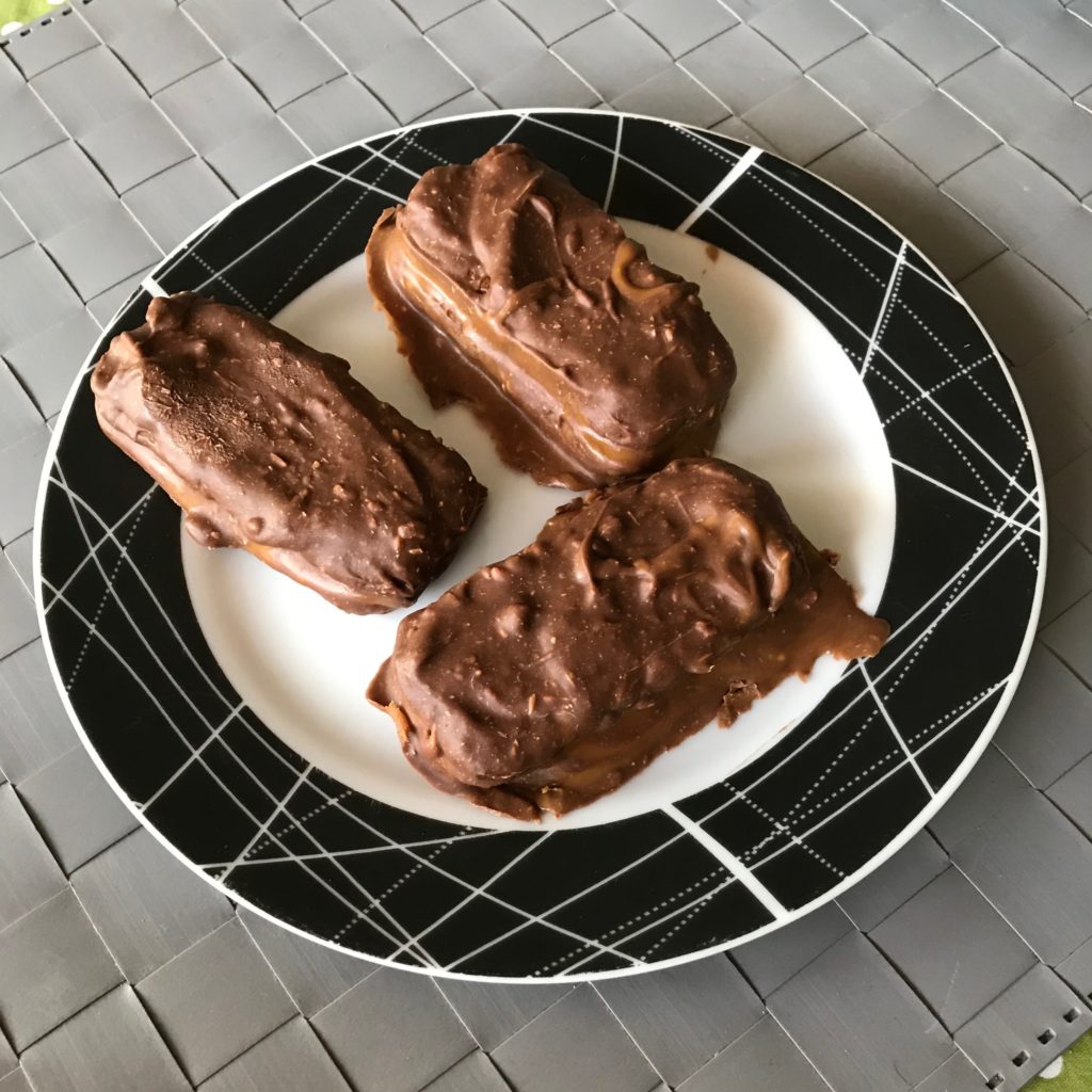 Ingredience na čokoládové tyčinky Lotus Biscoff Toblerone