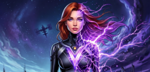 Český sci-fi superhrdinský komiks Violetta