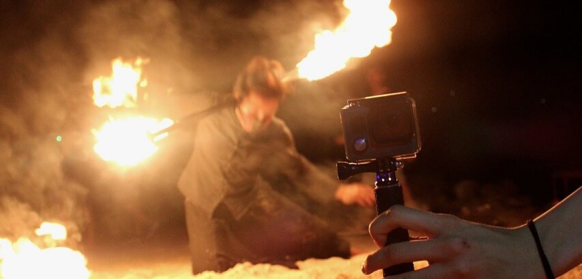 GoPro a fire show